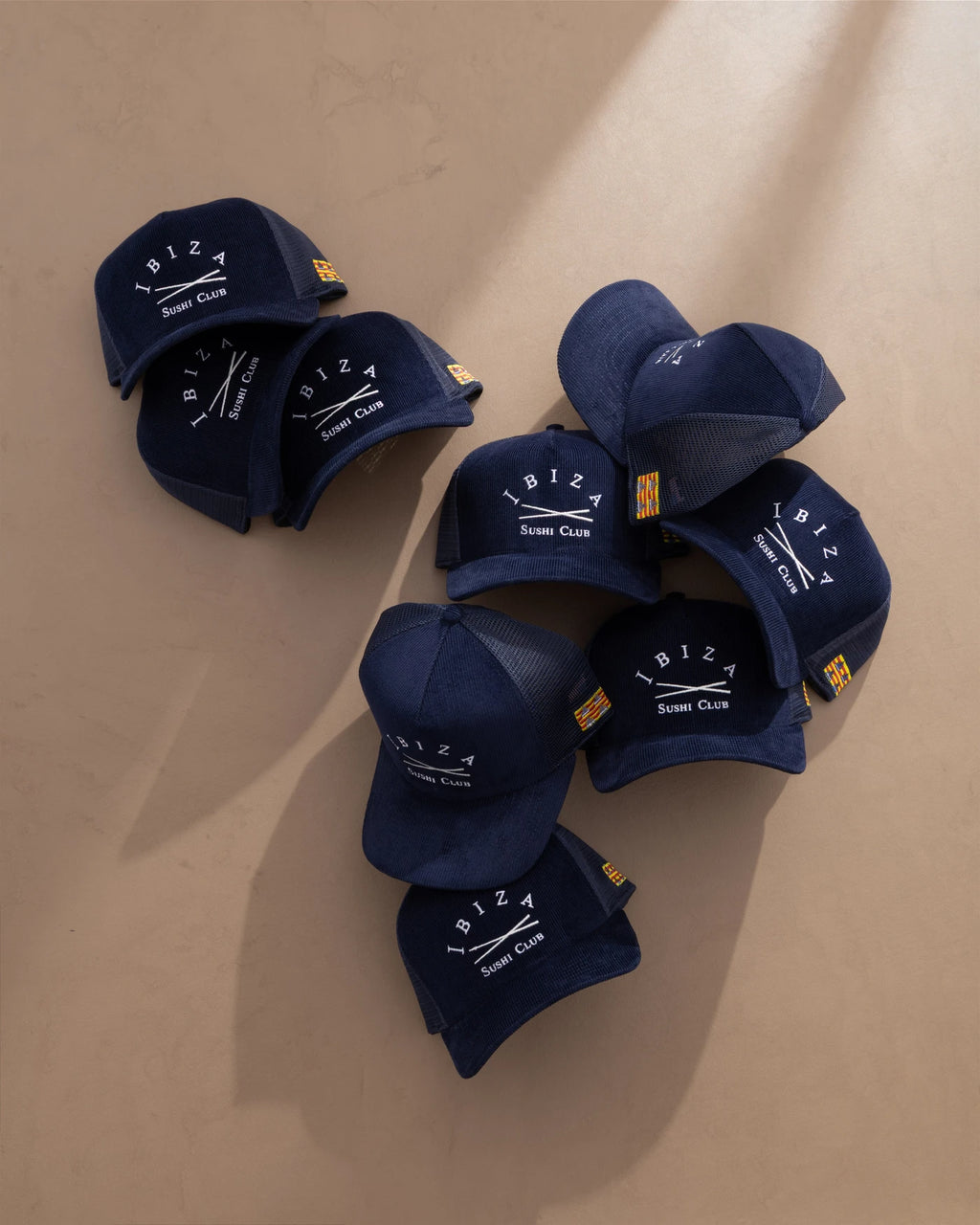 bone-sushi-club-ibsc-5-panel-flag-bedford-cord-trucker-azul