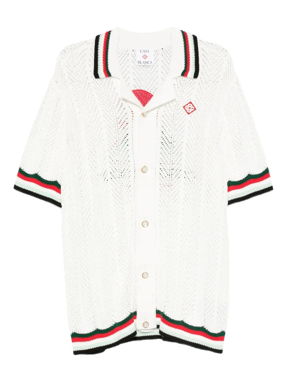 camisa-casablanca-cotton-montagne-ondulee