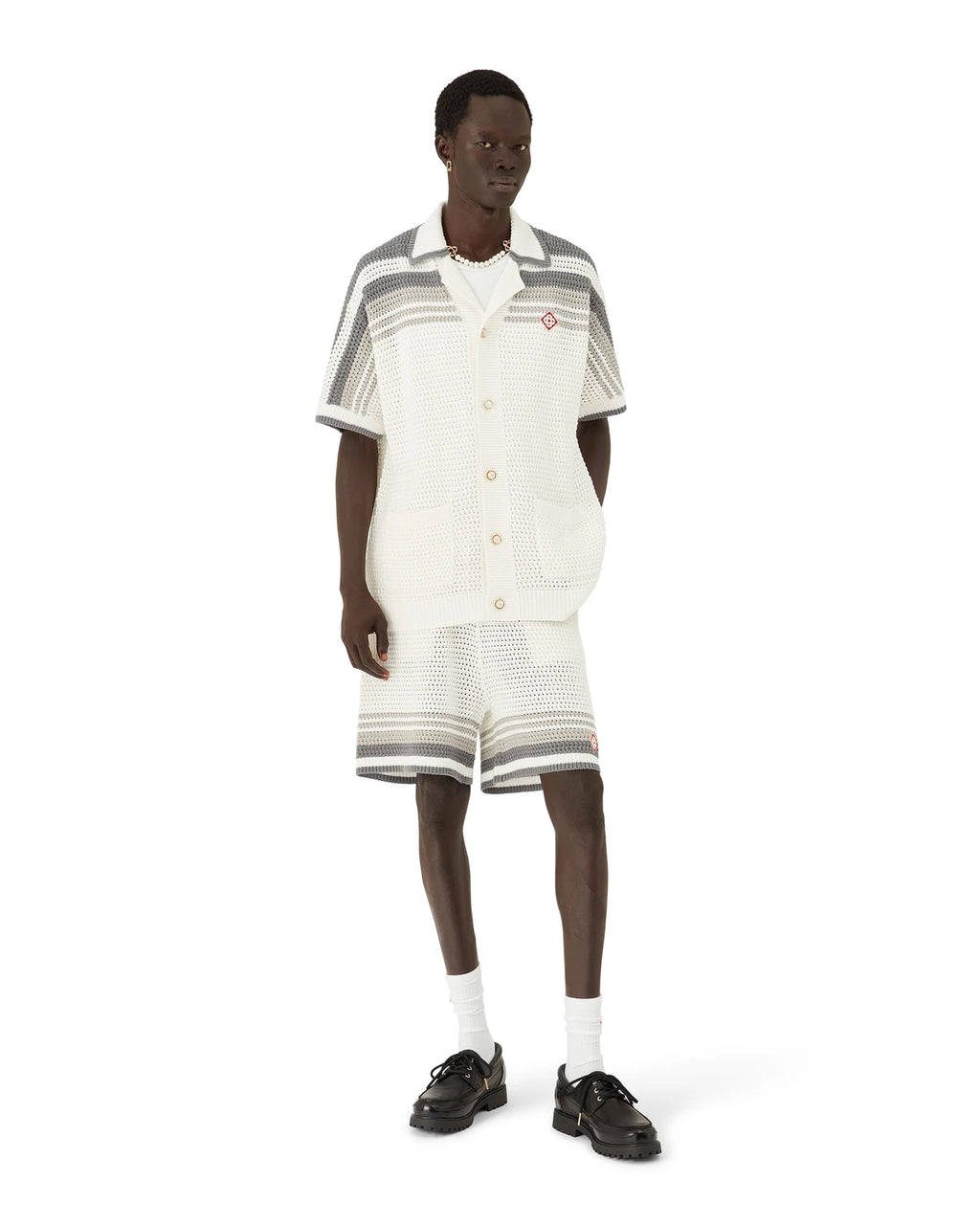 camisa-casablanca-tennis-cotton-crochet