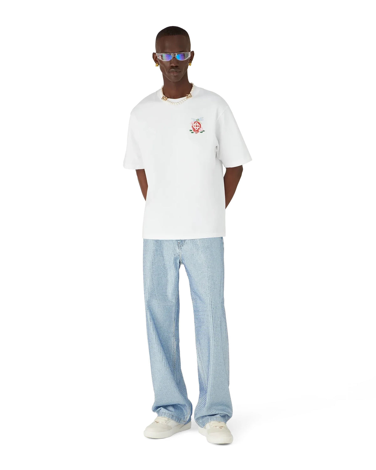 camiseta-casablanca-dragonfly-floral-oversized