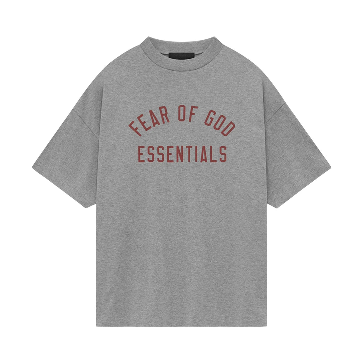 camiseta-essentials-jersey-crewneck-dark-heather-cinza