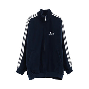 jaqueta-balenciaga-zipped-logo-cinza