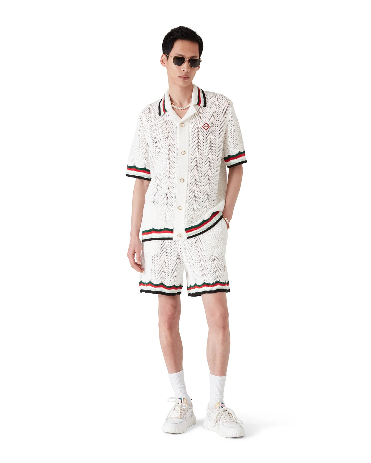 shorts-casablanca-cotton-chevron-crochet