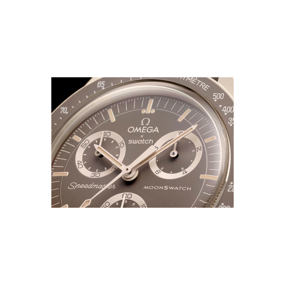 Relógio Omega x Swatch Moonswatch Mission on Earth Desert