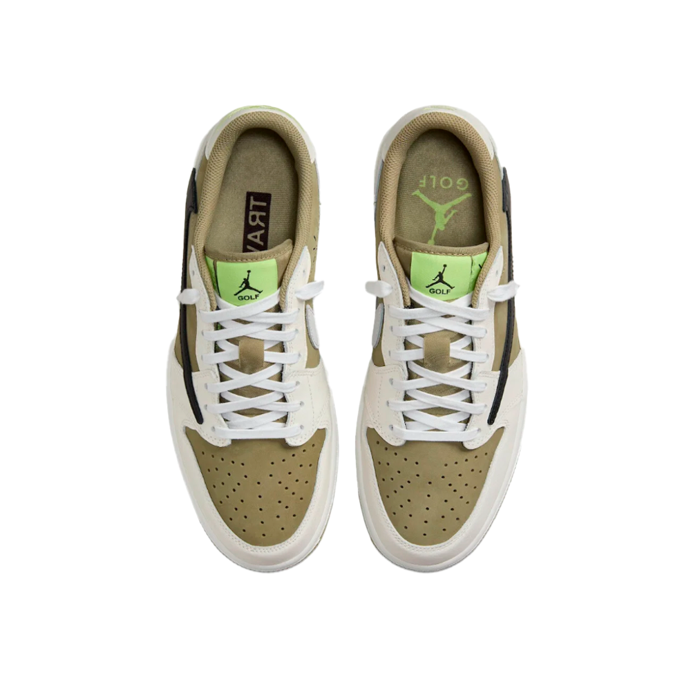 Nike Air Jordan 1 Retro Low Golf Travis Scott Neutral Olive