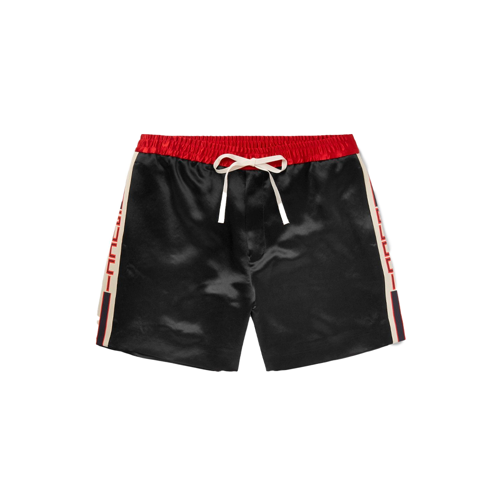Short Gucci Black Satin Silk (USADO)
