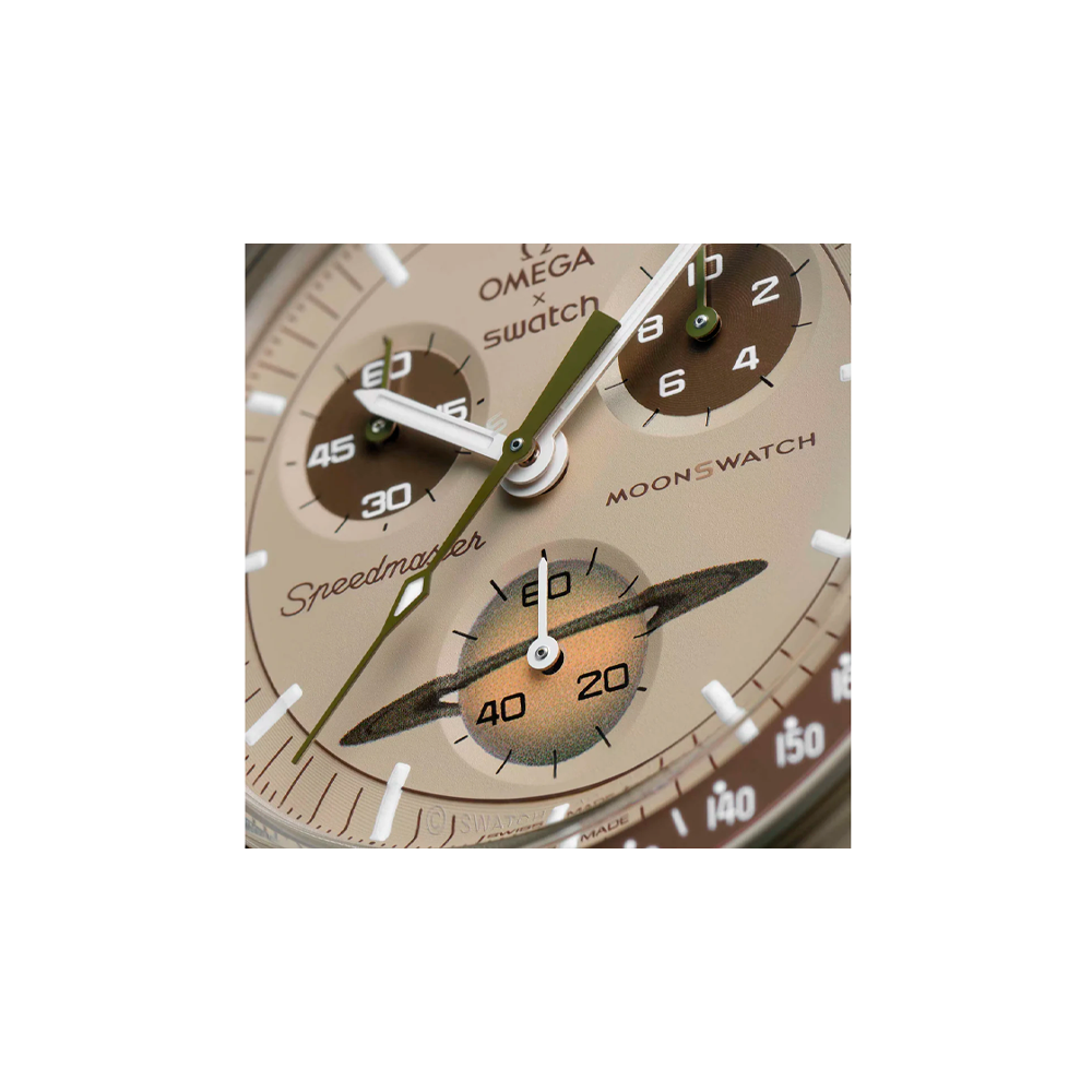 Relógio Omega x Swatch MoonSwatch Mission to Saturn