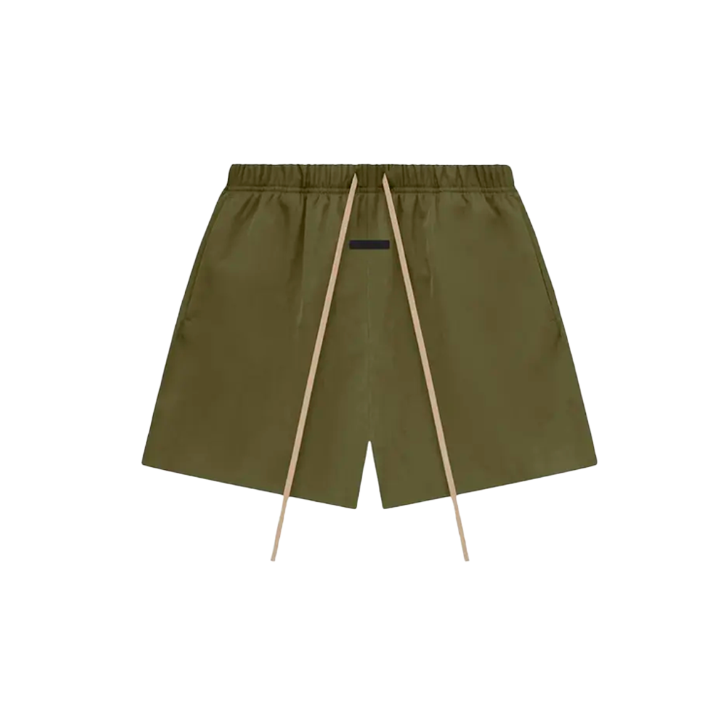 Short Essentials Textured Nylon Soccer Military