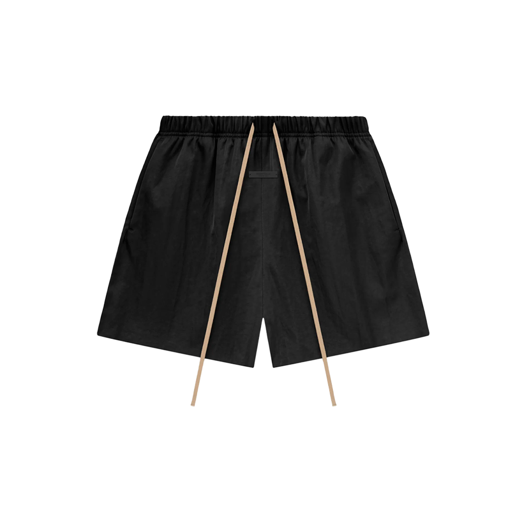 Short Essentials Textured Nylon Soccer Black