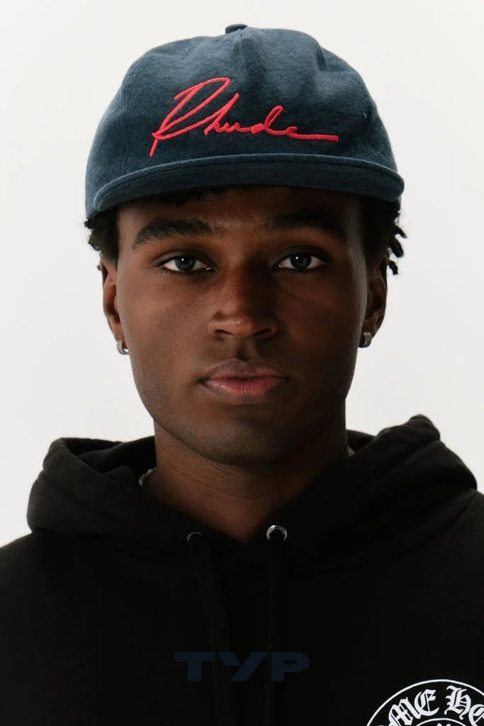Boné Rhude Cursive Logo
